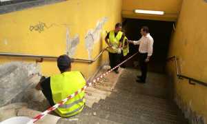 Lavori sottopasso stazione