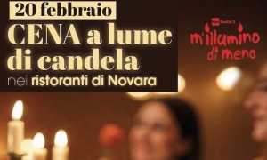 Novara cena a lume di candela