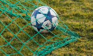 Pallone calcio rete