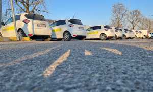 Poste auto green