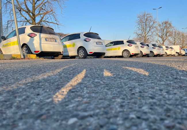 Poste auto green