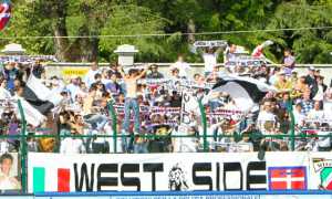 Pro Vercelli tifosi curva