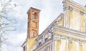 avvio lavori campanile chiesa San Francesco