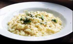 gorgonzola riso piatto