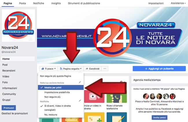 novara24news mostra per prima