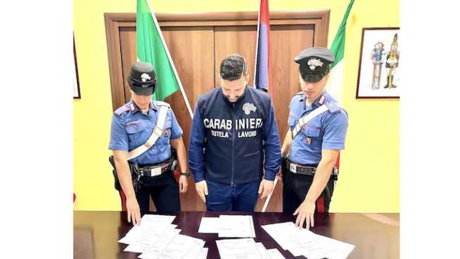 novara carabinieri nucleo ispettorato lavoro