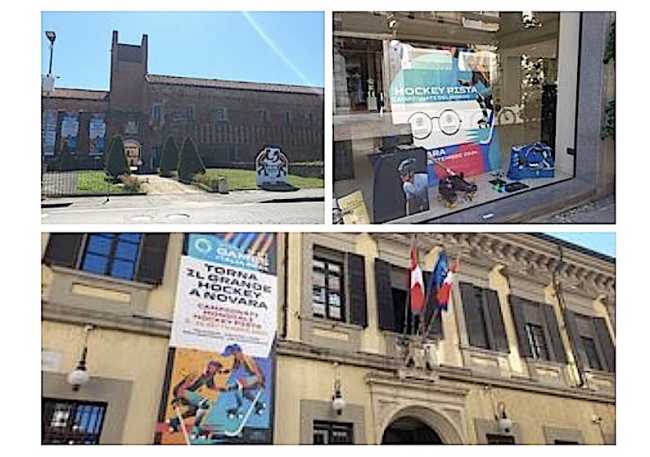 novara hockey cartelloni mix foto