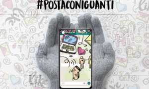 posta con i guanti