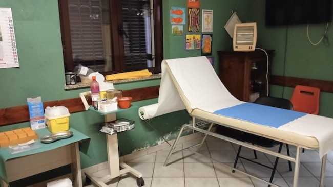 sede provvisoria ambulatorio quartiere Lumellogno