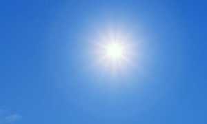 sole cielo blu