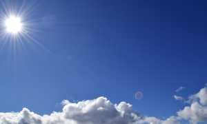 sole cielo nuvole