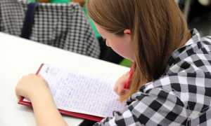 studente studiare scrivere