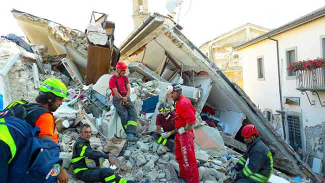 terremoto soccorsi
