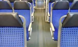 treno sedili foto