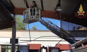 vigili del fuoco mercato coperto