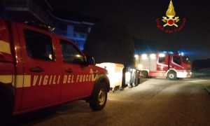 vigili del fuoco notte soccorso