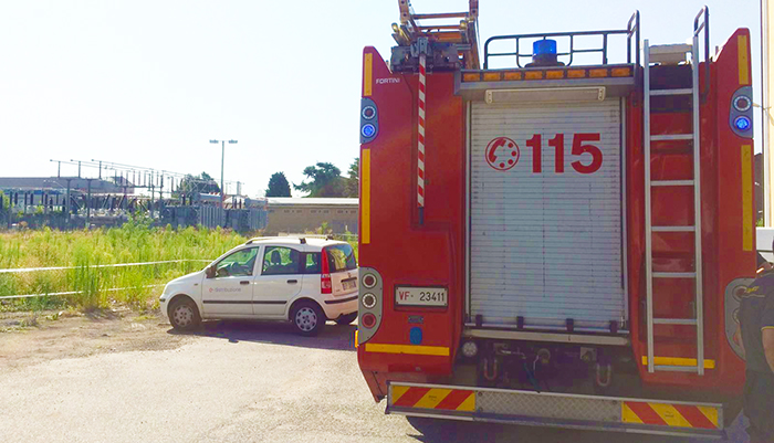 Scoppio di un terminale di alta tensione alla centrale Enel, qualche black out in città