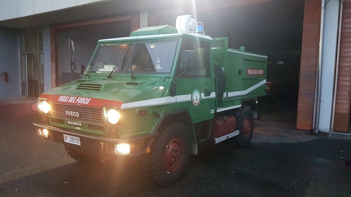 Novara: i  Vigili del fuoco in Sicilia per l’emergenza incendi