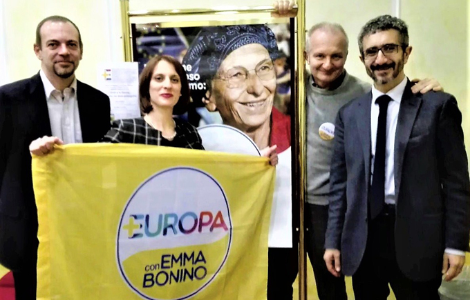 Soldo, Boni e Palma i candidati della lista + Europa con Emma Bonino