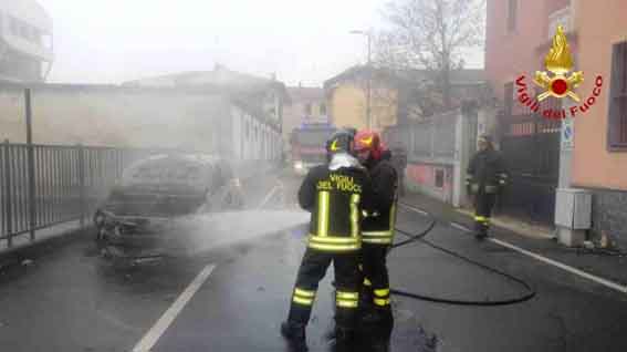 incendio trecate