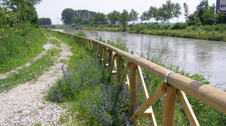 ciclabile acqua