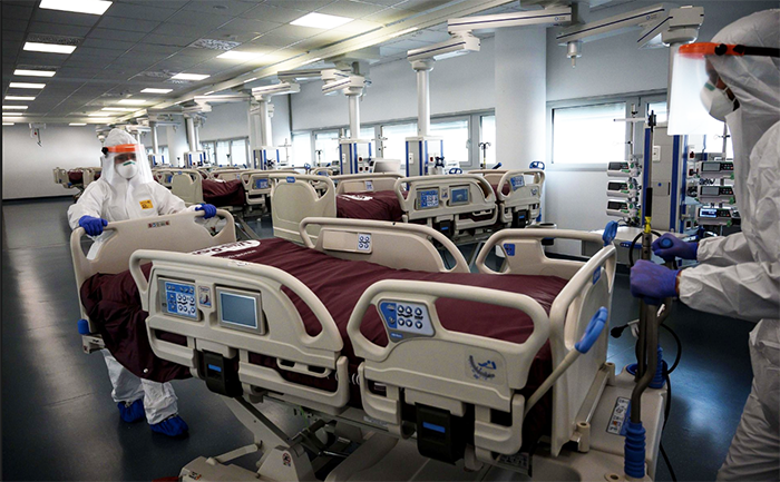 I ricoverati covid all'Aou sono 106, in terapia intensiva in 10