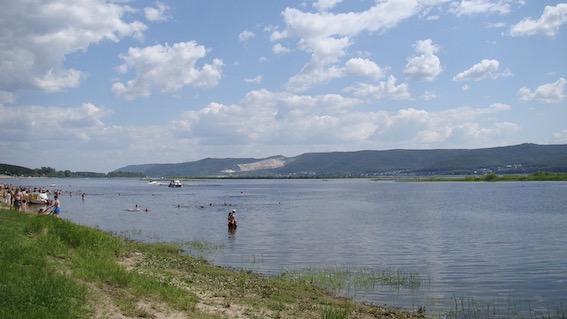 fiume spiaggia
