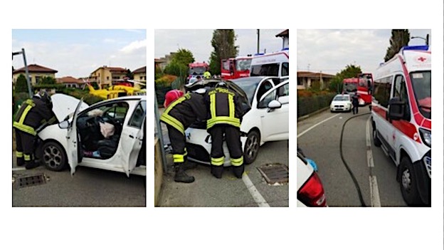 oleggio incidente