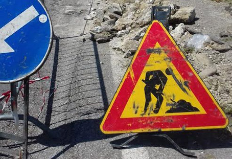 Garbagna, senso unico alternato su un tratto della ss211 per lavori