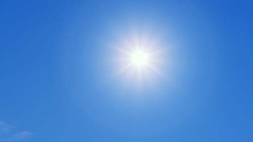 sole cielo blu
