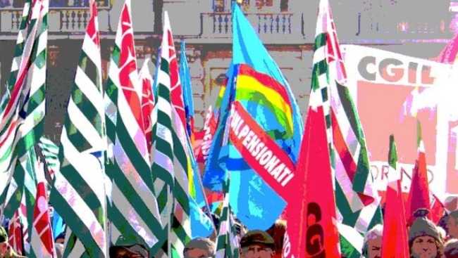 sindacati bandiere