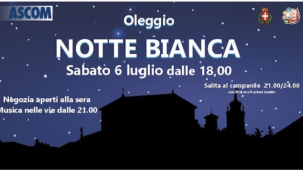 notte bianca oleggio 24