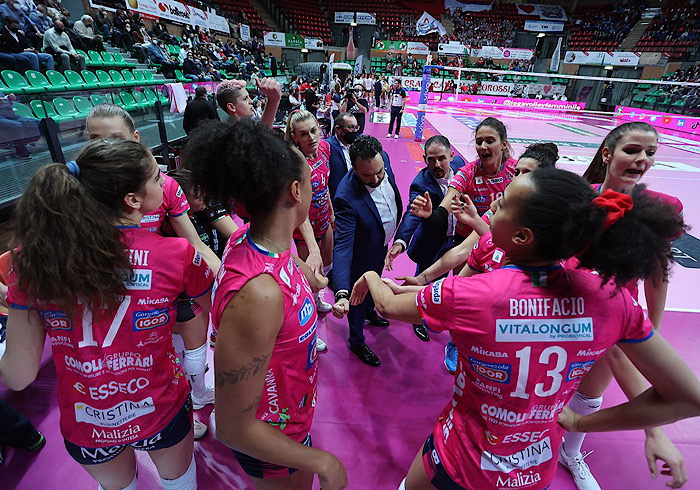 Igor Volley, in campo in gara 2 di semifinale contro Monza