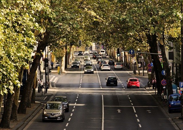 Traffico auto strada