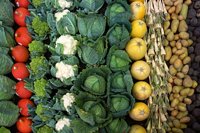 Verdure mercato autunno