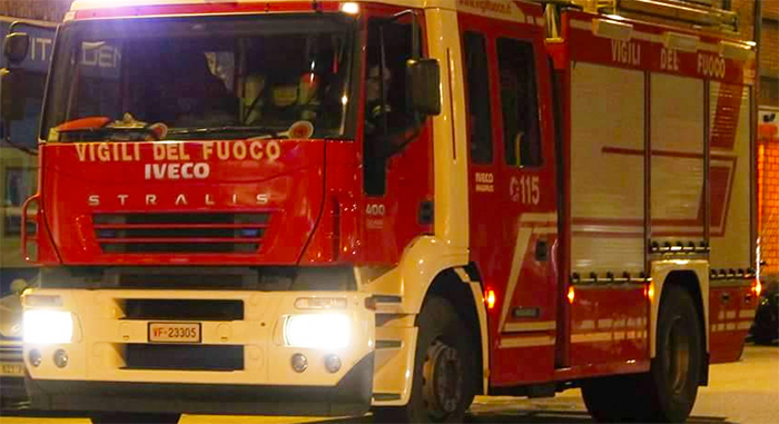 Borgomanero: fiamme in una cucina